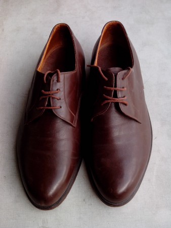 Katonai férfi bőrcipő 42-es